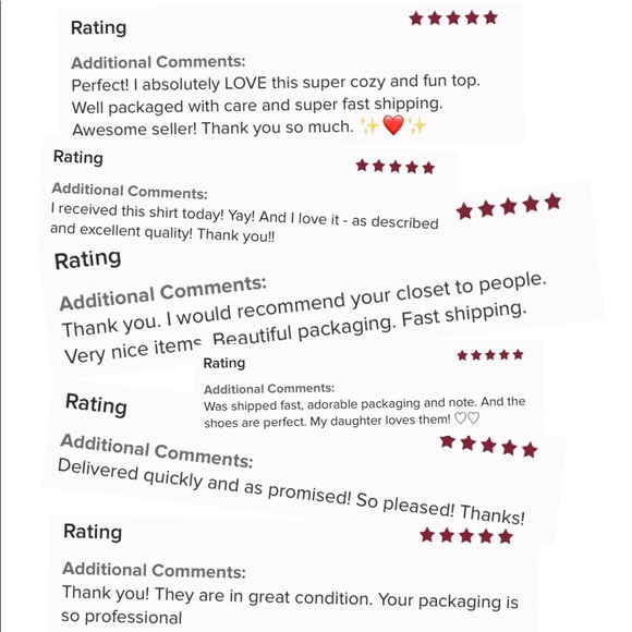 SHOP WITH CONFIDENCE ★ ⬇️ ★ POSH Stats ★ ⬇️ - Picture 8 of 16